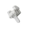 Swish Curtain Track System Connectors, White, 4 Pack