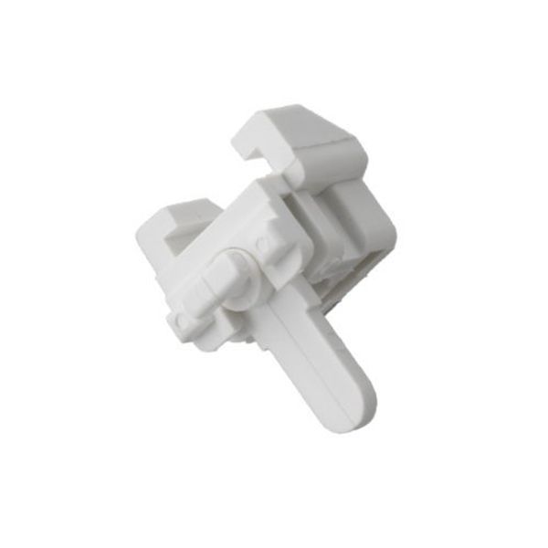 Swish Curtain Track System Connectors, White, 4 Pack