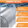 Garage Door Insulation Kit 6 PRE-CUT PCS: REFLECTIVE FOAM Panels 24x48" SHEETS