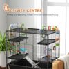 Large Hamster Cage Rat Cage on Wheels w/ Storage Shelf, Tubes
