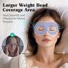 Weighted Eye Mask for Sleeping, Blackout 3D Contoured Sleep Mask with Adjustable