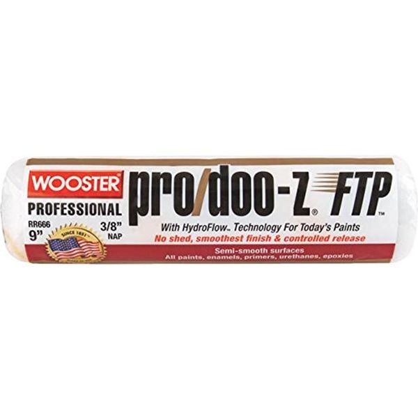 Wooster Pro/Doo-Z FTP Synthetic Blend 3/8 in. x 9 in. W Paint Roller Cover For Semi-Smooth Surfaces