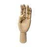Small Wooden Left Hand Manikin 18cm (7")
