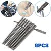 8PCS Torx & Hex Security Bit Set - Magnetic Screwdriver Tips Professional