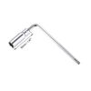 sourcing map Socket Accessory Set of 2 Pcs, 12mm 6-Point Deep Socket 6" L-Shape Extension Handle with 1/4" Drive