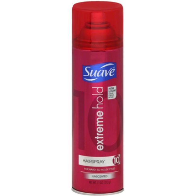 Suave Unscented Hairspray, Extreme Hold 11 oz