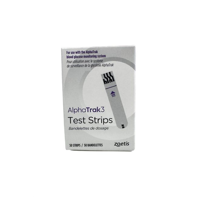 NEW! AlphaTRAK 3 Blood Glucose Test Strips (50 Strips)