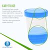 Dynarex 4256 Specimen Containers, Non-Sterile, Bulk Packaged 4oz Specimen Cup with Leak Resistant Screw-On Lid, Pack of 500