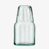 LSA International Mia Carafe and Tumbler 0.95 L Recycled Part Optic, Clear Decorated, Carafe & Tumbler 0.95L