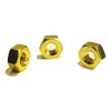 Serval Products 1/4-20 Solid Brass Hex Nut Plain Finish (50 Pack)