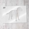 The Stencil Studio Ltd - Labrador Dog Stencil - Reusable Stencil - Size Extra Large (A1) (10160XL)