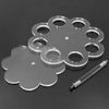 LUOEM 8 Holes Acrylic Ice Cream Cone Storage Stand