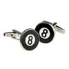 X2AJ070-8 Ball Pool Players Cufflinks Presented in a Cufflink Box