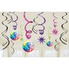 Amscan 70s Disco Swirls Decorations