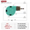 sourcing map Pull Chain Switch 3 Speed 4 Wire Replacement with Extension String for Ceiling Fan Lamp Light Green Bronze