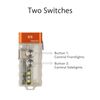 RovyVon E5 Small Bright EDC Flashlight 700 High Lumens, USB C Rechargeable Keychain Flashlight, Support AAA Battery LED Flashlight, Dual Power Source Multi Function EDC Gadgets for Daily Use