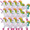 Rhode Island Novelty 24 Inch Rainbow Inflatable Unicorn, One per Order