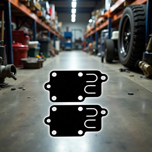 2Pcs Black Carburetor Diaphragm for 3-5 HP Engines Lawn Mower Exhaust and Emissions Accessories,Carburetors and Parts