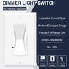 Dimmer Light Switch 3 Way for 300W Dimmable LED/CFL 600W Incandescent/Halogen ×2