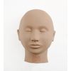 Charlene® Erasable Makeup Mask for Makeup Training and Practicing (Closed-Eye, Tan)