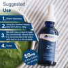 Ionic Zinc Liquid 50mg Supplement 2oz Immune Support Trace Minerals Vegan