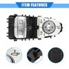 X AUTOHAUX Window Control Switch Compatible for Mercedes-Benz, Plastic Black
