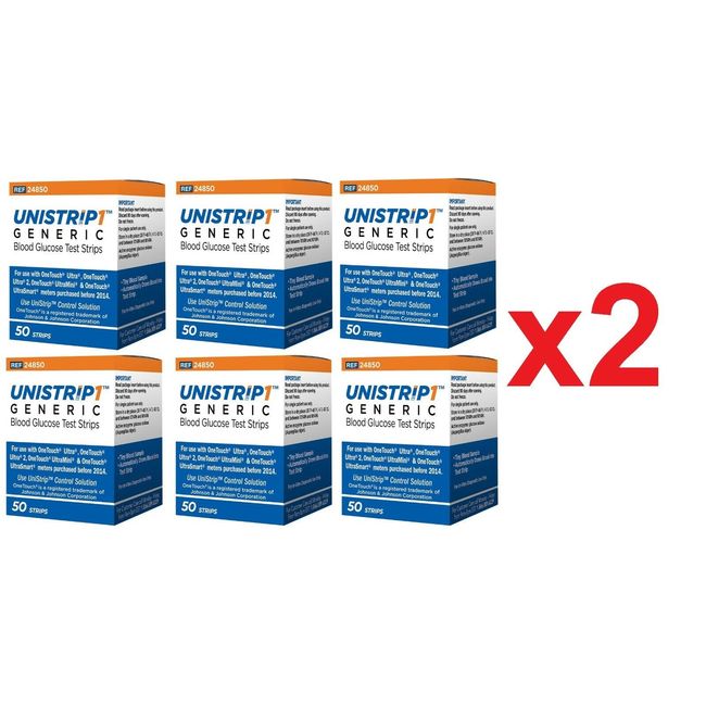 600 UniStrip Glucose Test Strips For One Touch Ultra. EXP 1yr+-Depend on us!