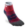Injinji Men's Liner + Runner Mini Crew Brick, Brick