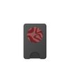 Monochromatic Maroon Organic Swirl Pattern PopSockets PopWallet for MagSafe