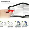 (5pcs) PM2.5 Filter 5 Layer Face Mask Filter Super Fresh Air Filter Adult