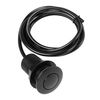 Air Activated Switch Button for Sink Top Garbage Disposal Part (SHORT, BLACK)
