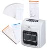 Employee Attendance Punch Time Clock Payroll Recorder LCD Display w/ 100 Cards