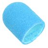 Nail Art Sanding Cap, Nail Drill Bit Block Sanding Cap, Polishing Head Grinding Sanding Bands Set Polisher Sand Manicure Pedicure Tool(10 x 15mm)(Blue)