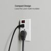 DEWENWILS Grounded Single Port Power Adapter with On/Off Switch 15A 280J  White