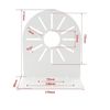 Surveillance Dome Camera Wall Mount Bracket L-Shaped Mounting Bracket (Universal Hole, 6-inch Type) [White]