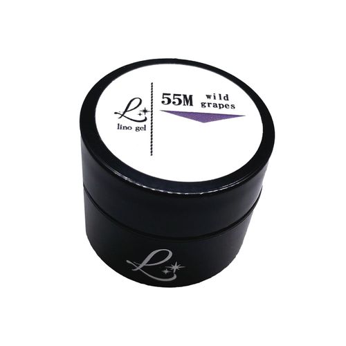 LinoGel Color Gel 5g LED UV Light 55M Wild Grapes Professional Gel Nail Color Nail Gel Nail Color Nail Art Purple Purple