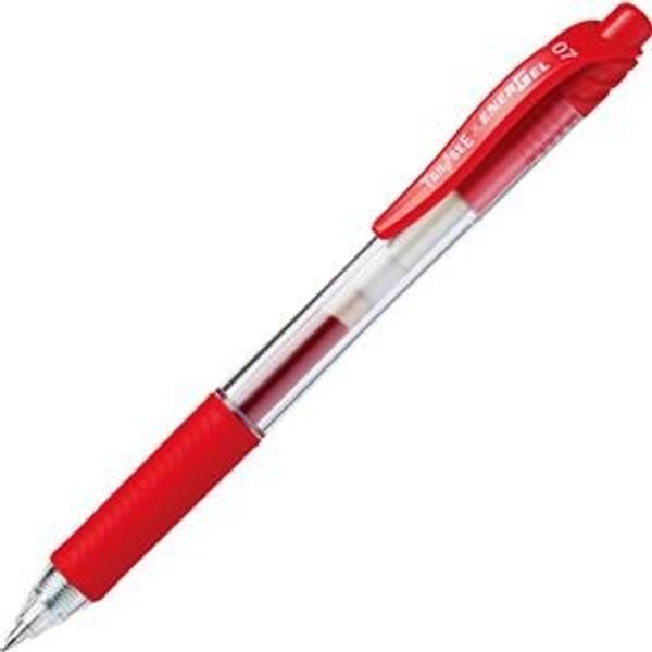 Together TANOSEE knock Retractable Pens 0.7 mm Red 1 Pcs [X 80 Set]