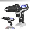 21V Cordless Power Drill Set with 2-Variable Speed, 25+1 Torque Electric Screwdriver, 3/8" Keyless Chuck Driver Tool, Body Only