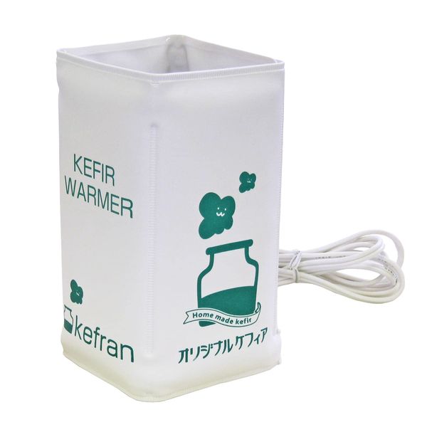 Keffran Kefir Warmer (Yogurt Maker, Milk Pack, 1 Liter, Soy Milk Packs, Can Be Folded, Stored, Kefir Warmer, Fermented Food, Set Temperature Approx. 75°F (25°C), Sensor Operated)