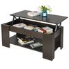 Lift Top Coffee Table w Hidden Compartment Storage Shelf Living Room Furniture