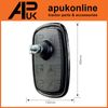 APUK Universal 7" x 5" Curved Exterior Mirror Head Replacement for JCB Telehandler Loadall Digger