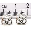 Arranview Jewellery Silver Celtic Design Round Stud Earring (8mm) - 925 Sterling Silver