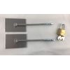 Stainless Steel Refrigerator Door Lock with Padlock