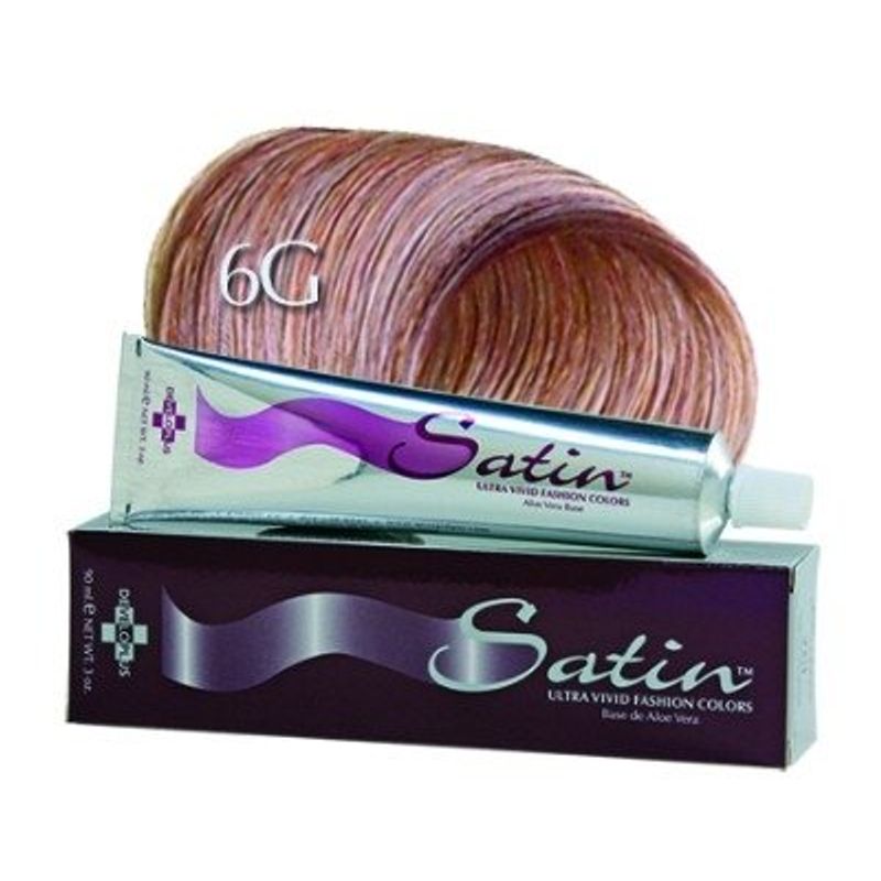 Satin Ultra Vivid Fashion Colors, 6G Dark Golden Blonde Hair Dye, 3 oz ...