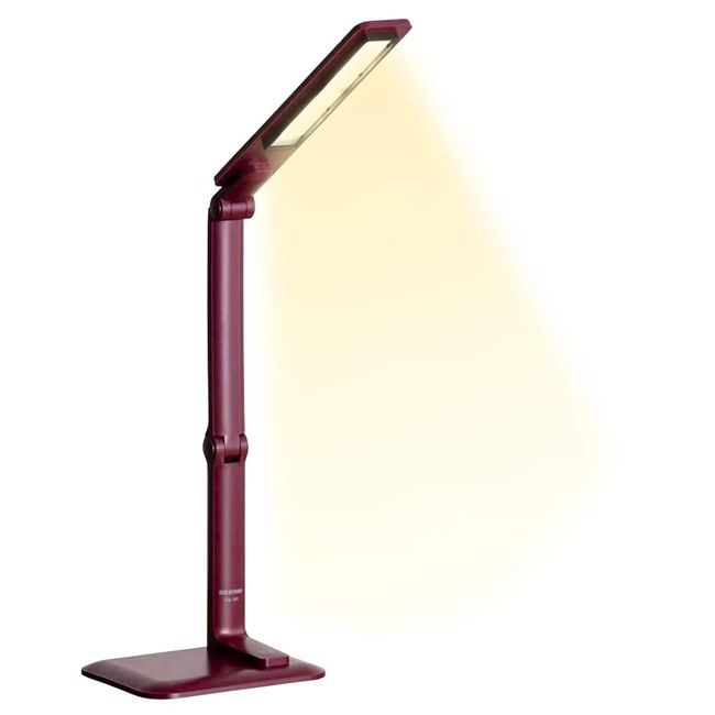 Iris Ohyama LDL-52K-R LED Desk Light, 502 Type, Wine Red