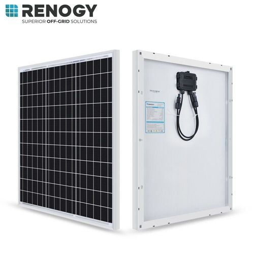 Renogy 50 Watt 12 Volt Monocrystalline Solar Panel Compact Design