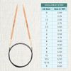 KnitPro Basix Beech Fixed Circular Needles 16" (40cm) | 3.75mm