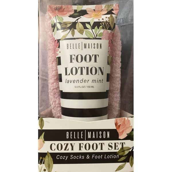 Belle Maison Cozy Foot Spa Set With Lotion And Fluffy Socks READ