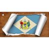 Delaware Flag Scroll Novelty Aluminum Key Chain KC-9014