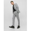 JACK & JONES Male suit trousers, Jprfranco slim fit suit trousers, Light grey/checks: super slim fit, 54